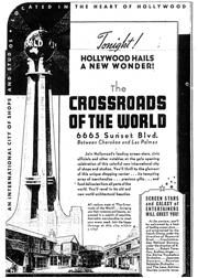 Grand Opening Ad in the Los Angeles Times, Oct. 29, 1936