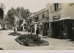 Crossroads visitors strolling by the Barber of Seville. Courtesy of Jim Heimann